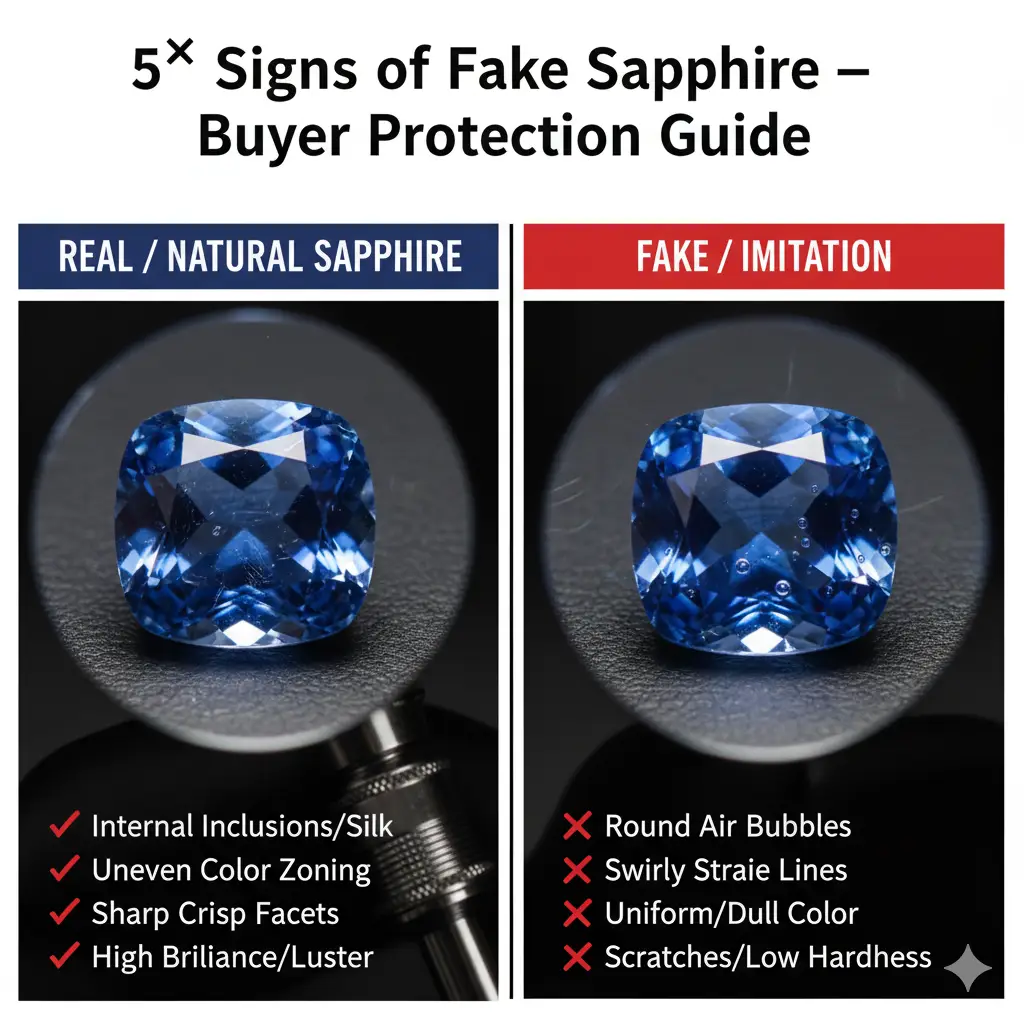 5 Signs of a Fake Sapphire — Buyer Protection Guide (Sri Lanka)