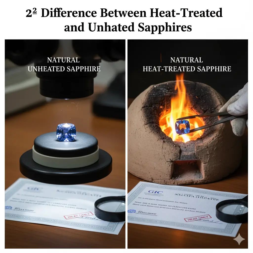 Difference Between Heat-Treated and Unheated Sapphires (Sri Lanka Buyers Guide)