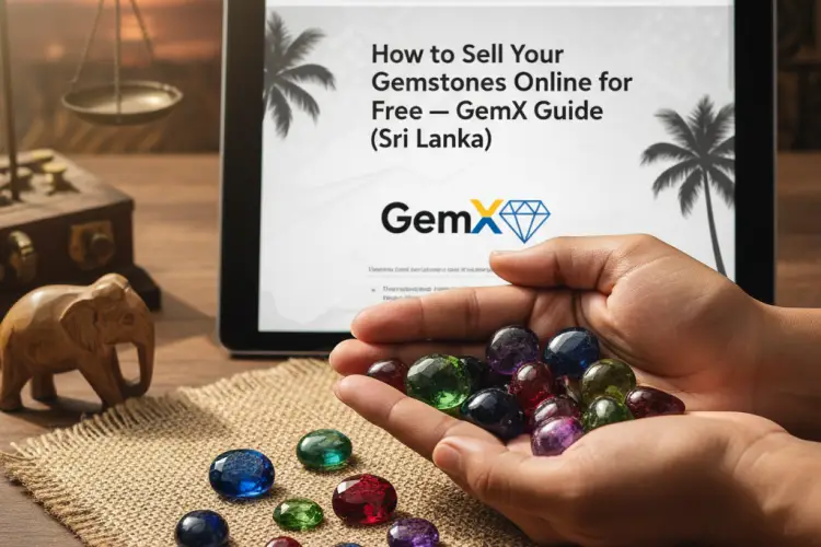 How to Sell Your Gemstones Online for Free — GemX Guide (Sri Lanka)