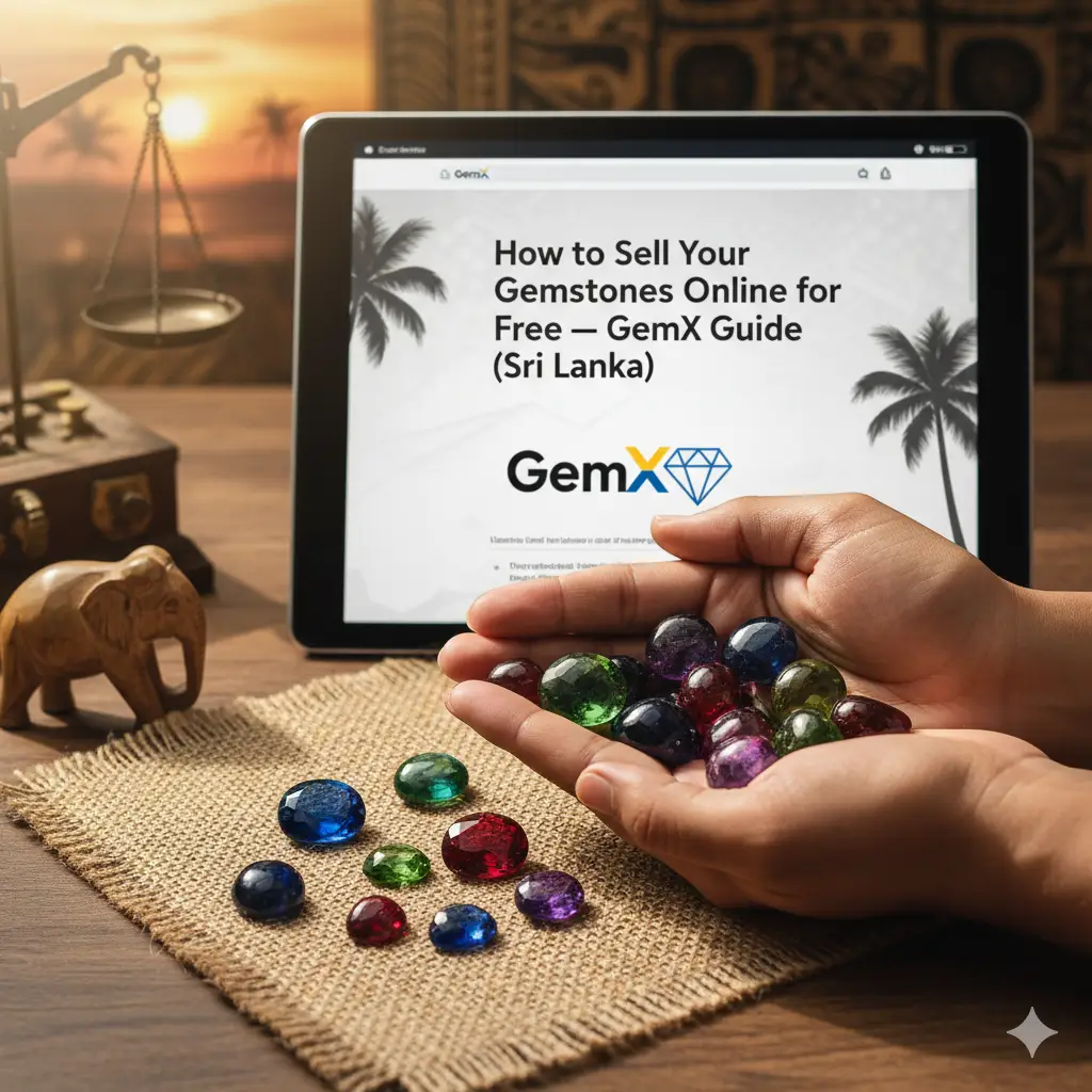 How to Sell Your Gemstones Online for Free — GemX Guide (Sri Lanka)
